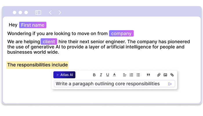AI Write - Atlas AI Recruitment Platform