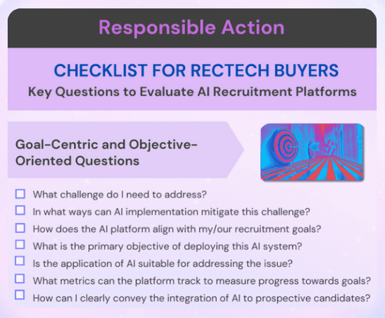 Checklist For RecTech Buyers Assessing an AI Recruitment Platform