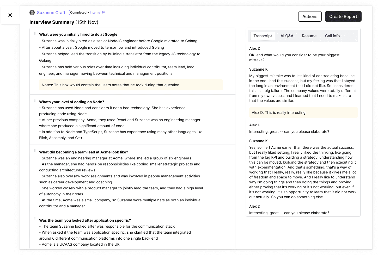 Awesome AI interview notes that'll make clients love you - ATLAS