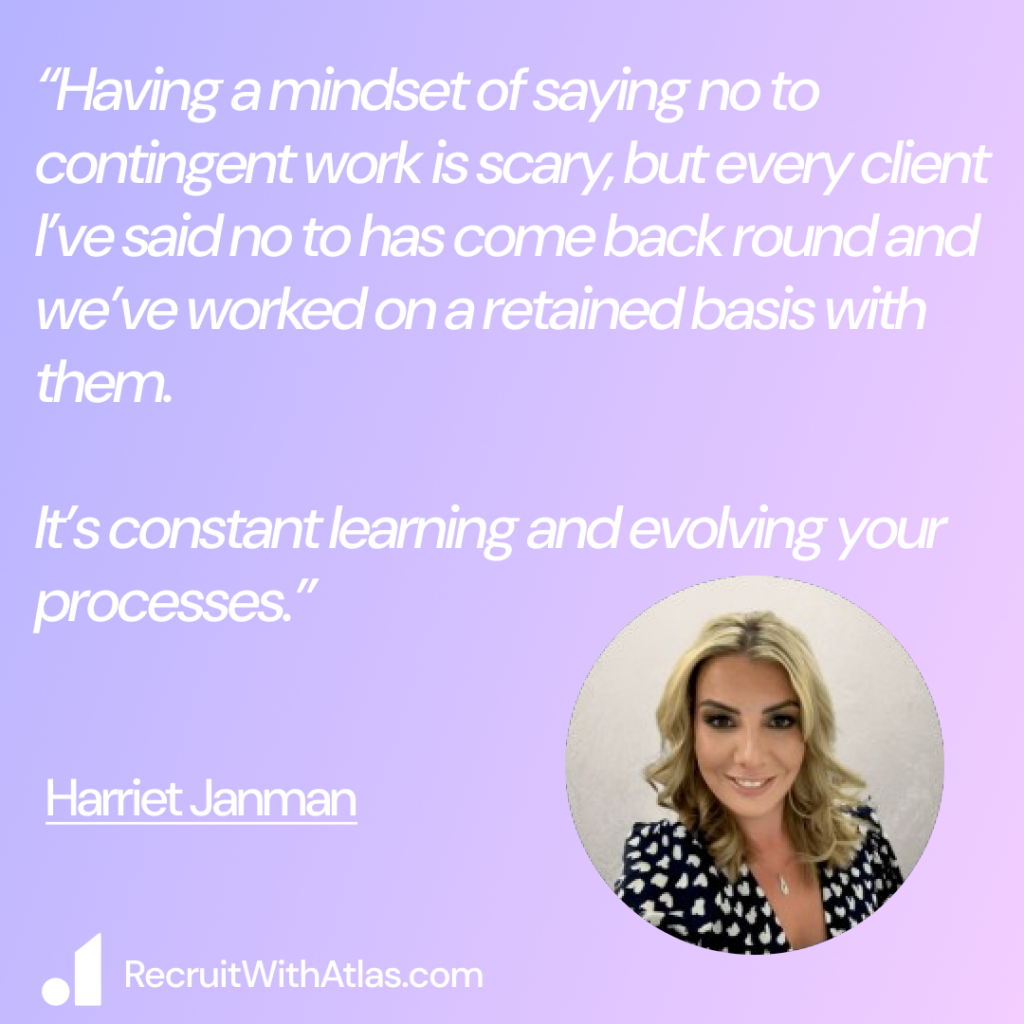 Harriet Janman - Recruitment Quotes