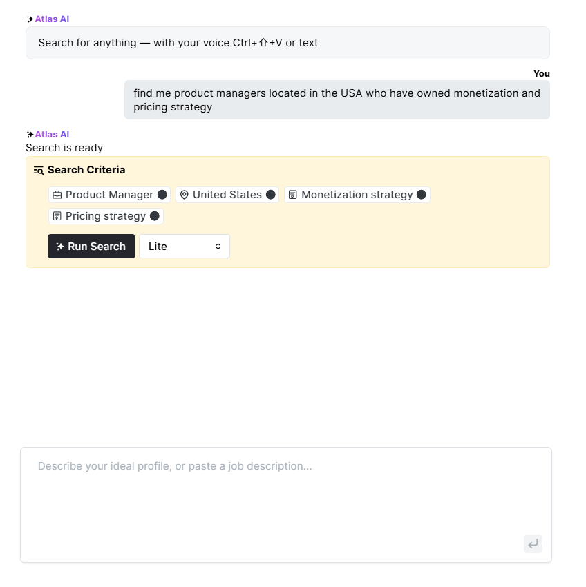 Atlas - Magic Search - Refining your Search