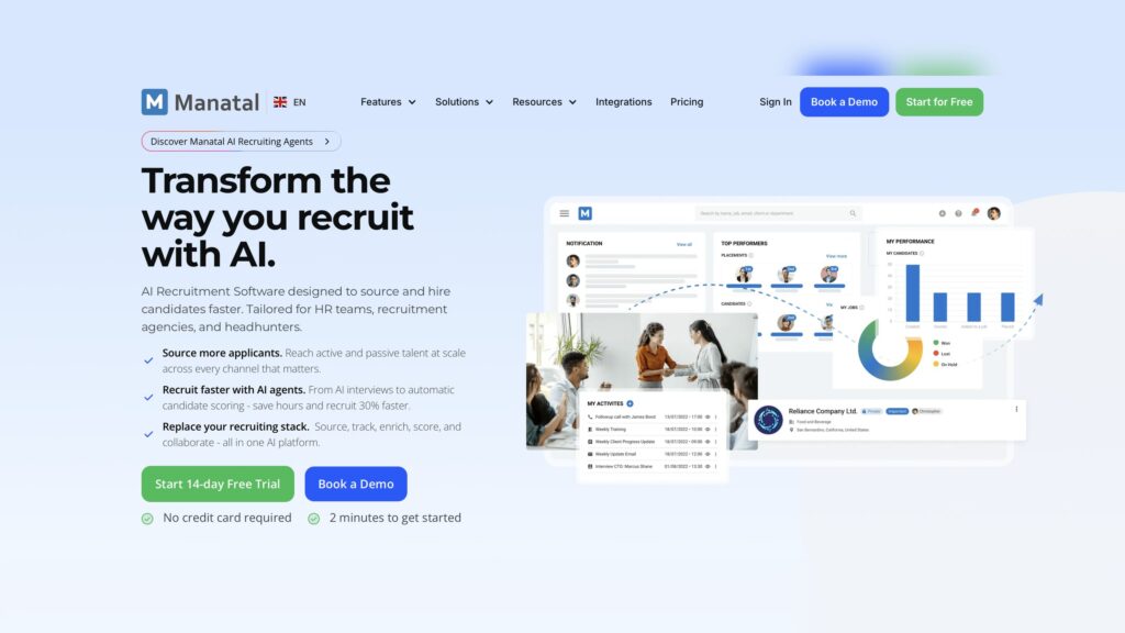 Manatal Pricing 2026: What 10 Seats Actually Cost screenshot